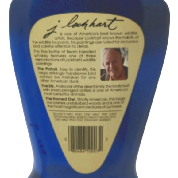 JIM BEAM KENTUCKY WHISKEY DECANTER THE PINTAIL DUCK BY J. LOCKHART - EMPTY - Picture 9 of 14